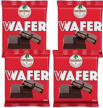 V Wafer (4 Pack) - VeganChocolateCompany