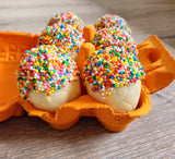 Easter White Freckle Eggs (6 Pack)