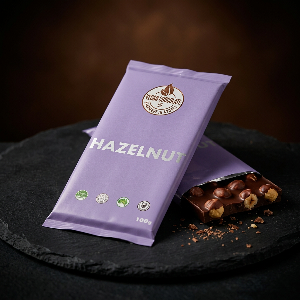 Vegan Hazelnut Bar (100g) — Vegan Chocolate Co