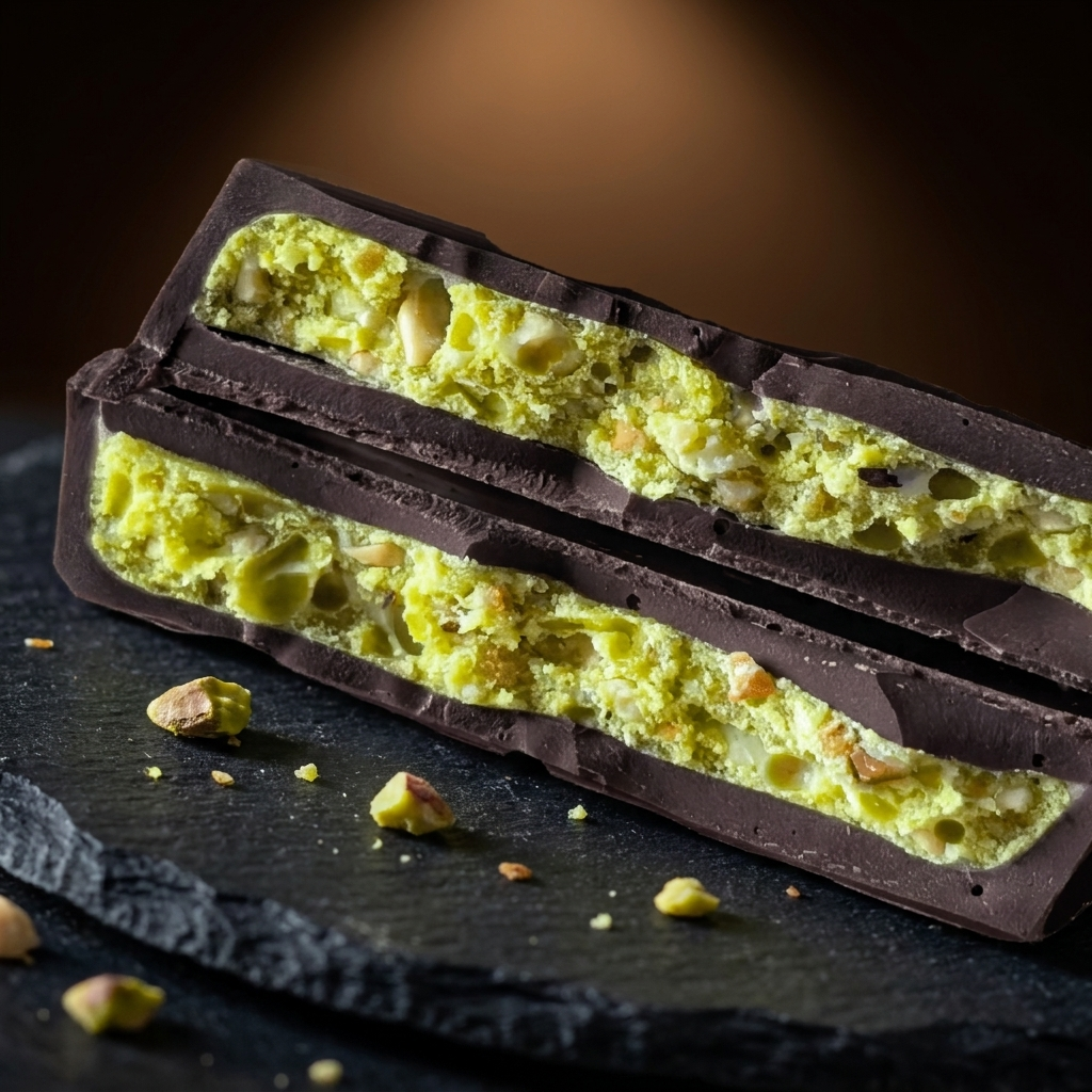 Ganache Crunch Bars - Pistachio | Hazelnut | Matcha - (200g) — Vegan Chocolate Co