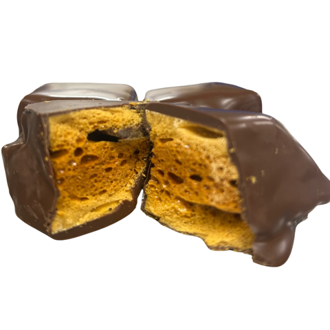 🍯 Dairy Free Choc Coated Honeycomb – 100g