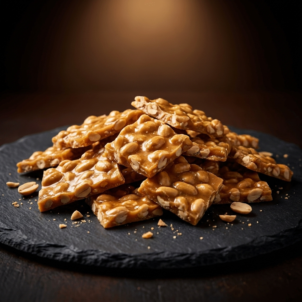 🍯 Vegan Peanut Brittle – Sweet, Crunchy & Irresistible - 100g — Vegan Chocolate Co