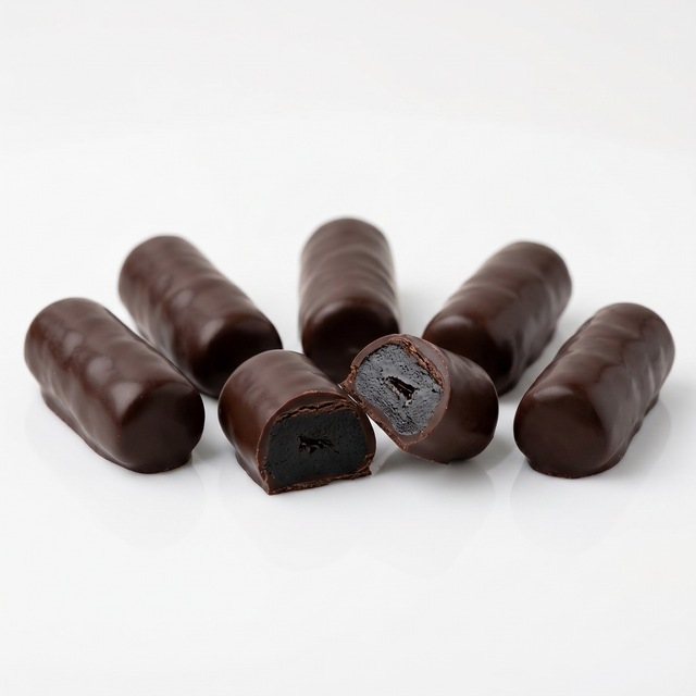 Chocolate Coated Liquorice Bullets - 100g