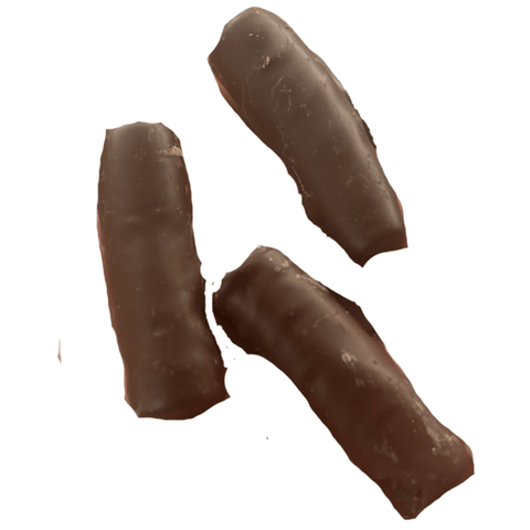 Chocolate Coated Liquorice Bullets - 100g - VeganChocolateCompany