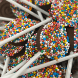 CHOCOLATE FRECKLE LOLLIPOP - 4 Pack - VeganChocolateCompany