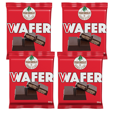 V Wafer (4 Pack) - VeganChocolateCompany