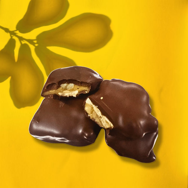 Choc Coated Vegan Peanut Brittle