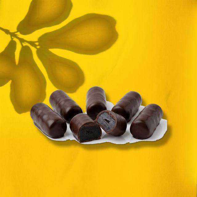 Chocolate Coated Liquorice Bullets - 100g