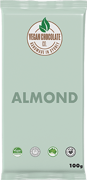Vegan Almond Bar (100g) Gluten Free - VeganChocolateCompany