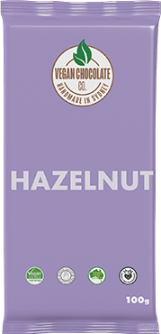 Vegan Hazelnut Bar (100g) - VeganChocolateCompany