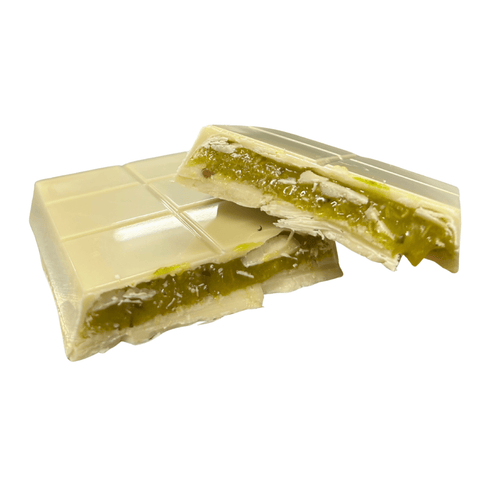 Vegan White Chocolate Pistachio Crunch Bar 200g - VeganChocolateCompany
