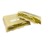 Vegan White Chocolate Pistachio Crunch Bar